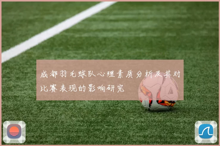 成都羽毛球队心理素质分析及其对比赛表现的影响研究